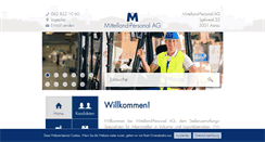 Desktop Screenshot of mittelland-personal.ch